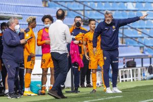 Óscar Fernández: “Me quedo con la sensación de que el equipo crece, es positivo sumar en un campo tan complicado”