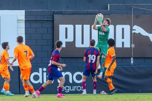 El VCF Mestalla pierde ante el Barça Atlètic «por los palos»
