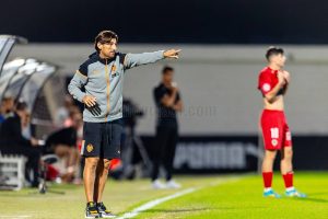 Angulo: «No se le puede pedir más a estos chavales que, pese a los condicionantes, lo dan todo»