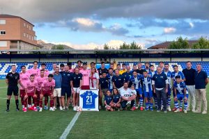Homenaje igualado en El Collao: empate entre los equipos de Fernando Martín